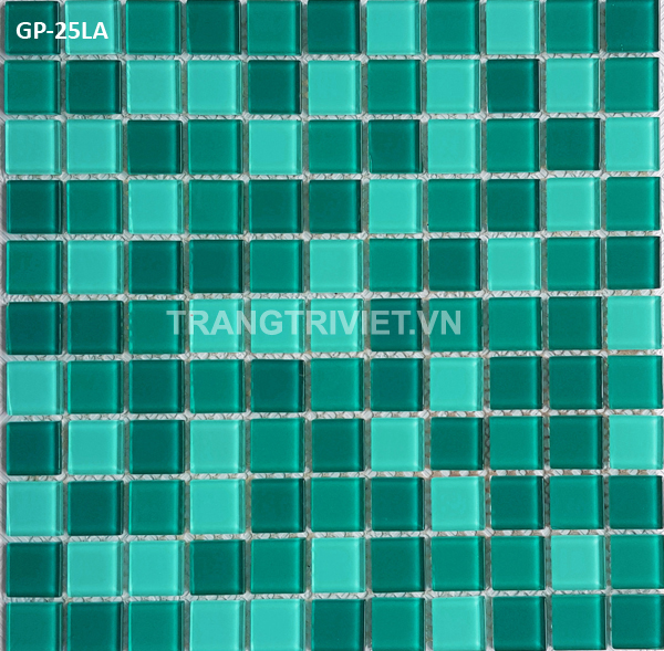 gạch mosaic thủy tinh ốp lát bể bơi GP-25LA