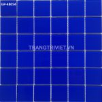 gạch mosaic thủy tinh đơn màu xanh đậm GP-48054