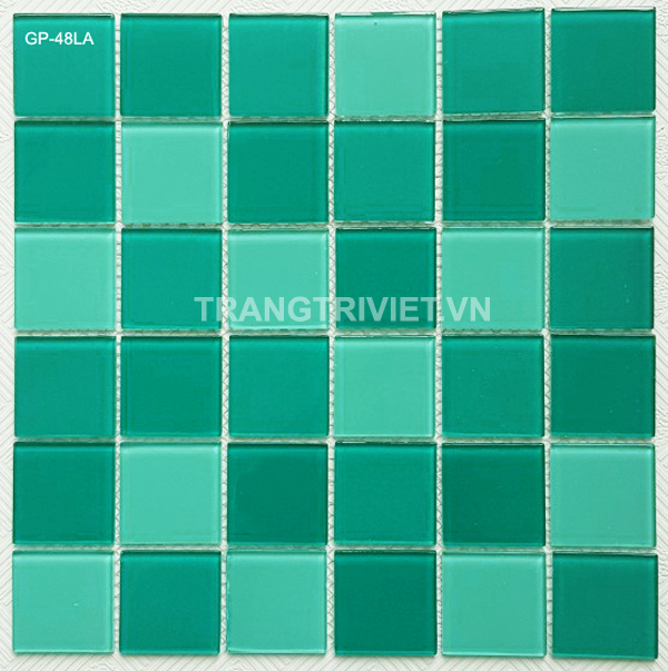 gạch mosaic thủy tinh ốp lát bể bơi GP-48LA
