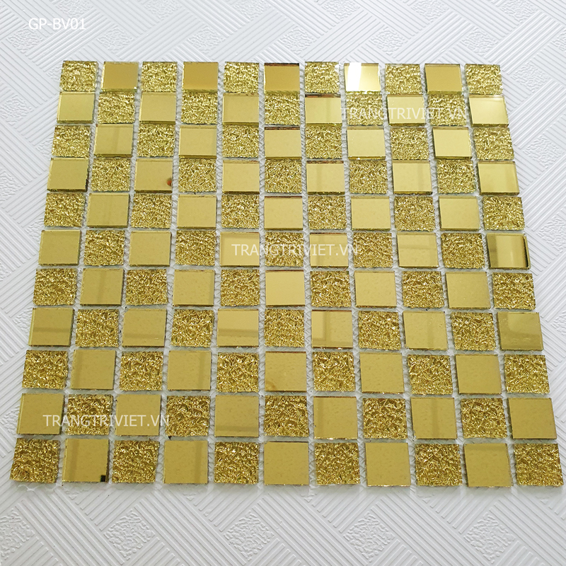 Gạch Mosaic Gương Vàng GP-BV01