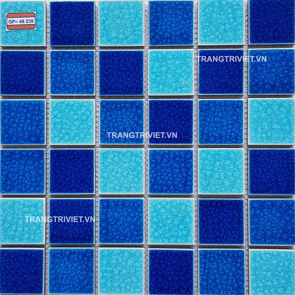 gạch mosaic gốm ốp lát bể bơi GP-4848238