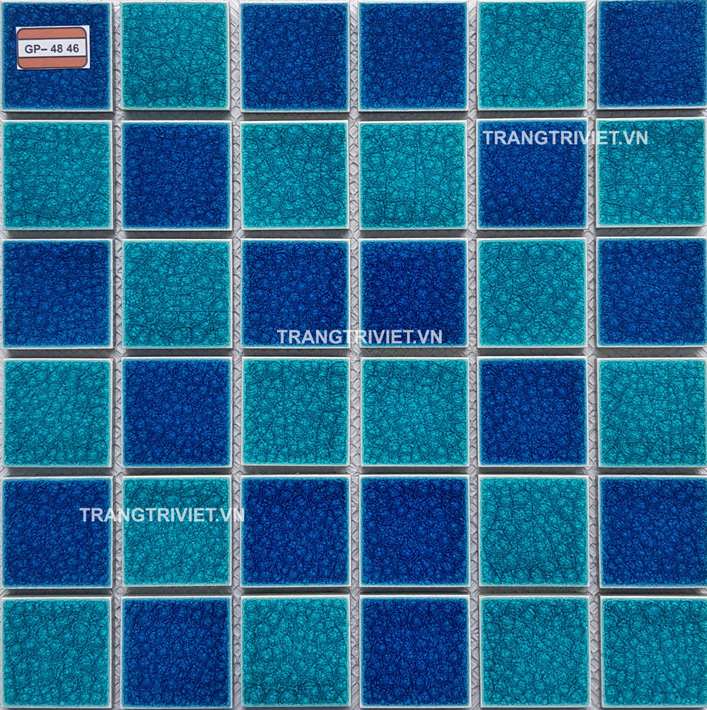 gạch mosaic gốm ốp lát bể bơi GP-4846