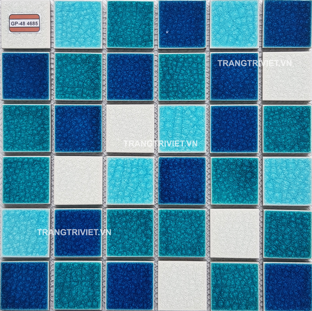 gạch mosaic gốm ốp lát bể bơi GP-484685