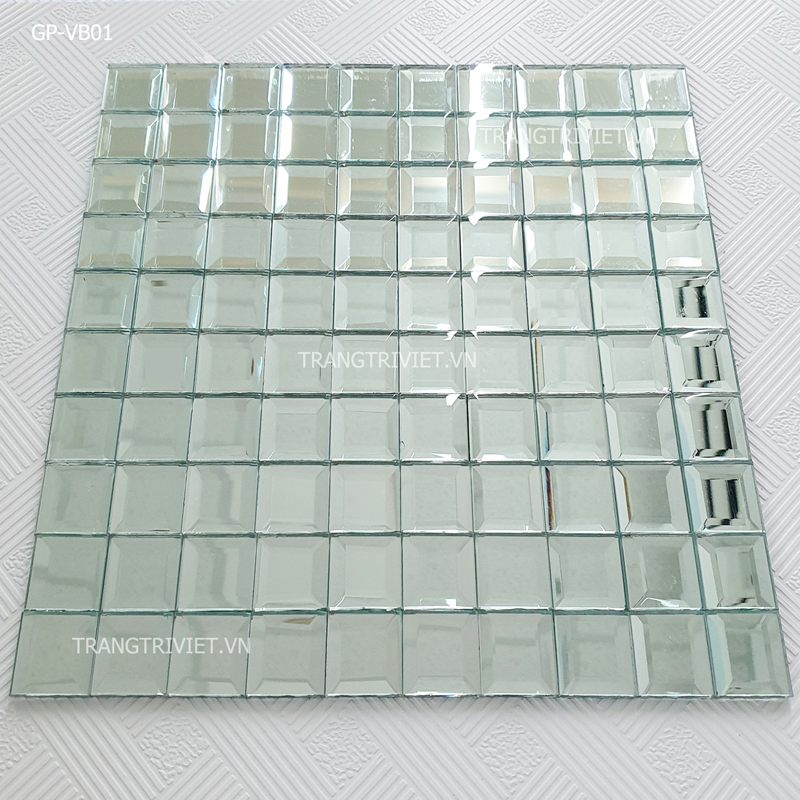 Gạch Mosaic Gương Vát Bạc GP-VB01