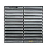 Gạch mosaic stackbond màu ghi đậm