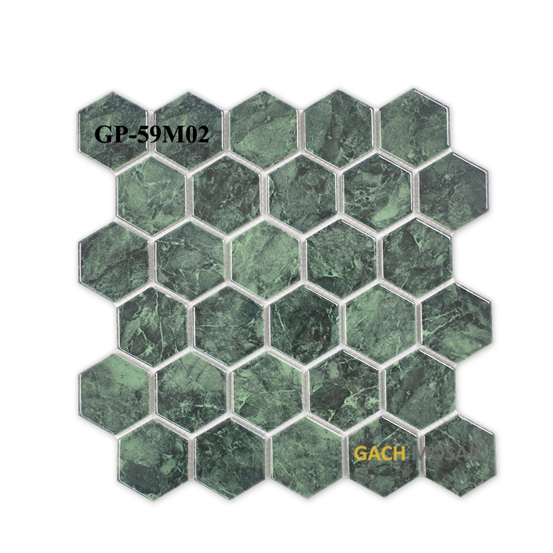 Gạch Mosaic Gốm Lục Giác GP-59M02