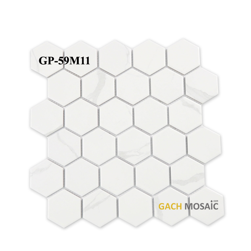 Gạch Mosaic Gốm Lục Giác GP-59M11