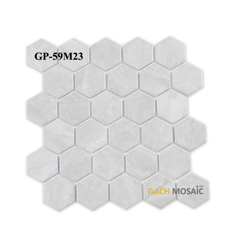 Gạch Mosaic Gốm Lục Giác GP-59M23