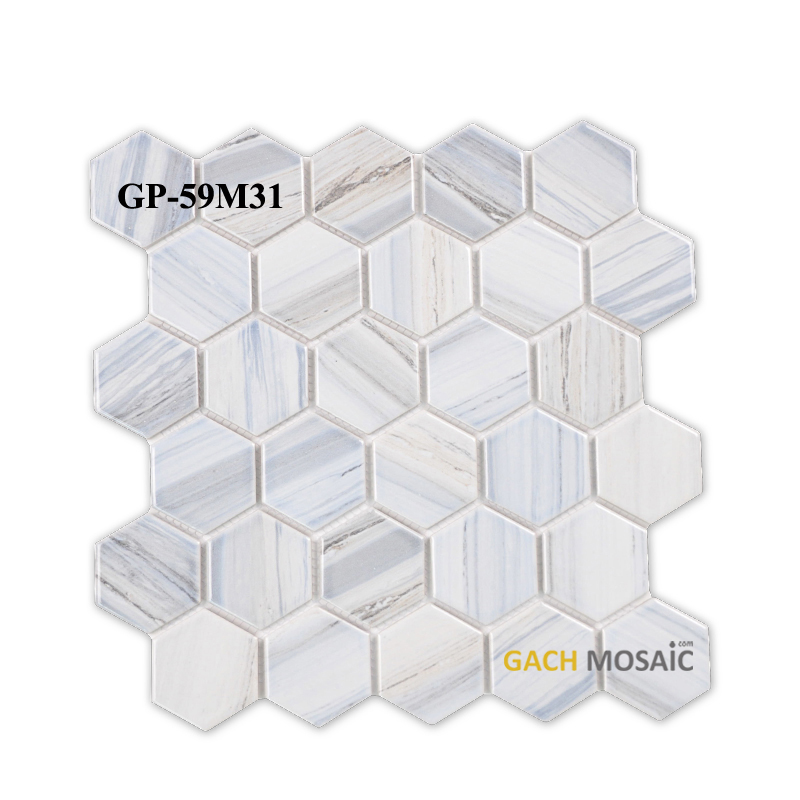 Gạch Mosaic Gốm Lục Giác GP-59M31