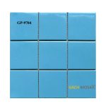 gạch mosaic gốm viên 10x10 men trơn xan ngọc đậm