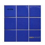 gạch mosaic thẻ 10x10 màu xanh dương trung